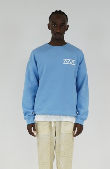 Crewneck Relief blue