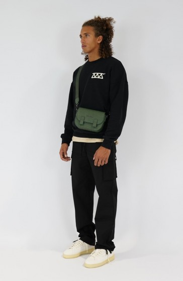 Sacoche streetwear Relief green