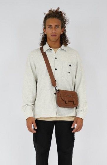 Sacoche streetwear Relief brown