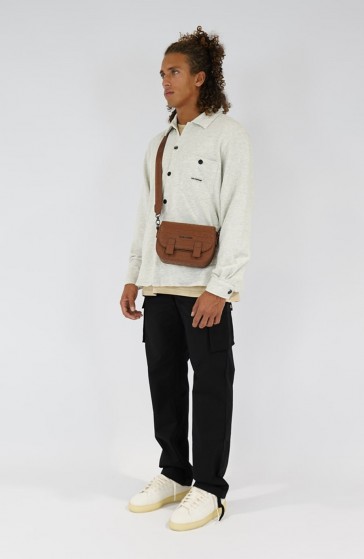 Sacoche streetwear Relief brown