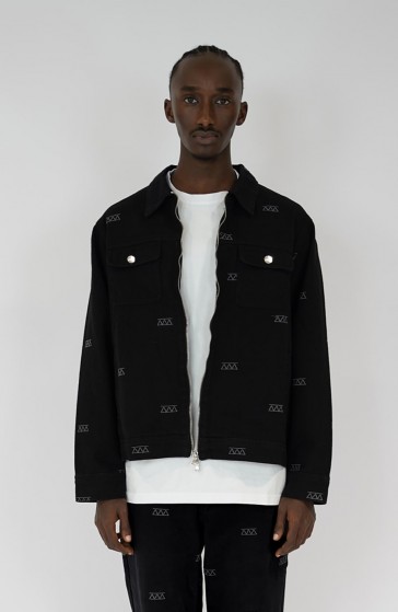 Veste streetwear Denim black