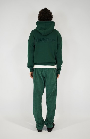 Hoodie streetwear Monochrome 03 green