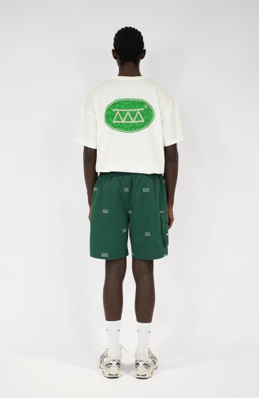 Short streetwear All over green