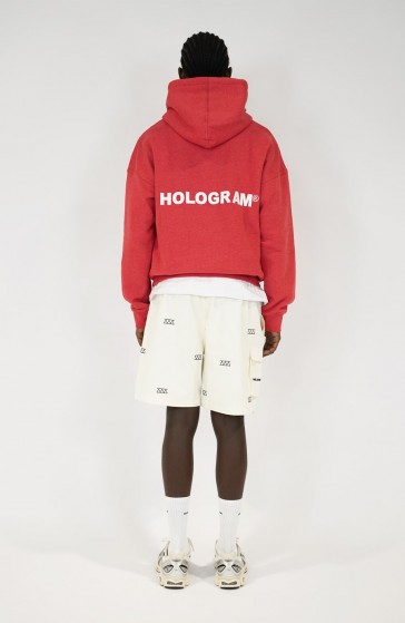 Hoodie streetwear Relief red