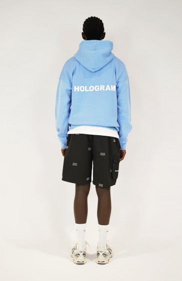 Hoodie streetwear Relief blue