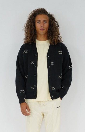 Cardigan streetwear All over black