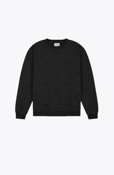 Crewneck streetwear All over black