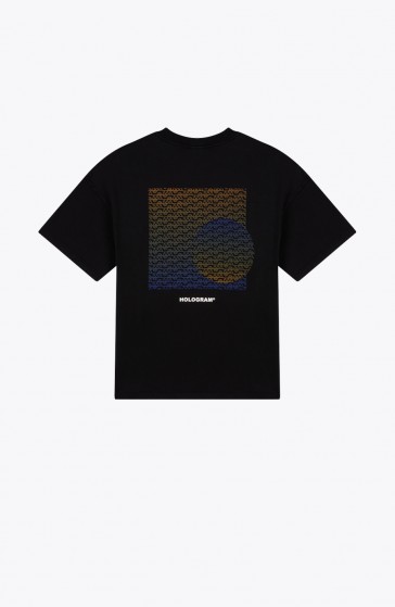 T-shirt streetwear Solar black