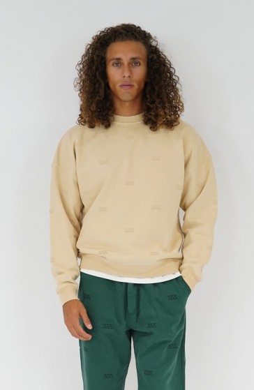 Crewneck streetwear All over sand