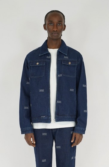 Veste streetwear Denim navy