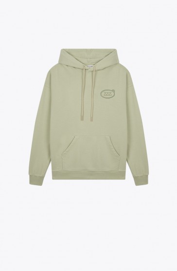 Hoodie streetwear Ring olive