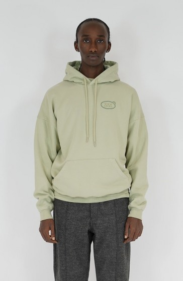 Hoodie streetwear Ring olive