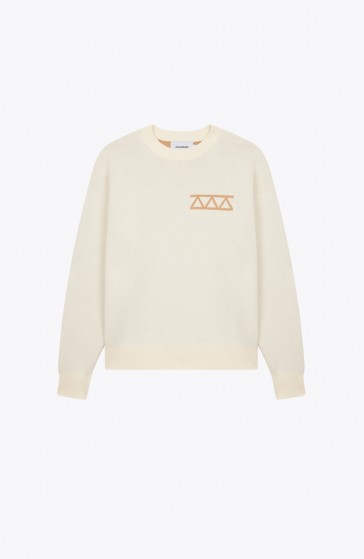 Knit streetwear Relief beige