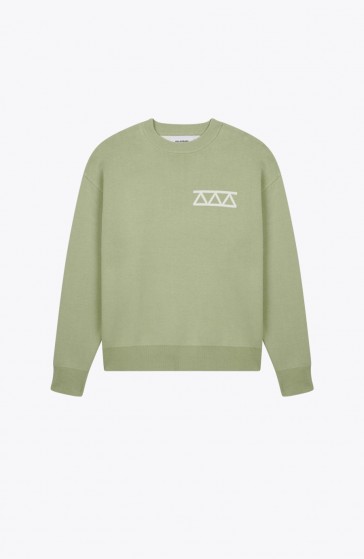 Knit streetwear Relief olive