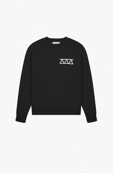 Knit streetwear Relief black