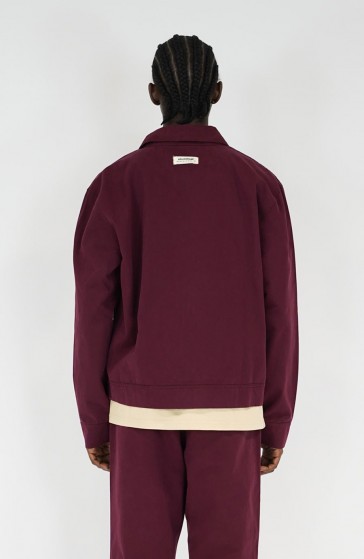 Veste streetwear Monochrome 04 burgundy