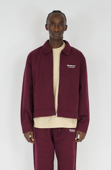 Veste streetwear Monochrome 04 burgundy