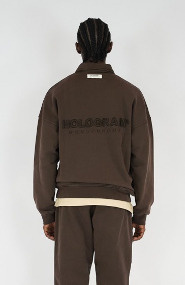 Sweat streetwear Monochrome 04 brown