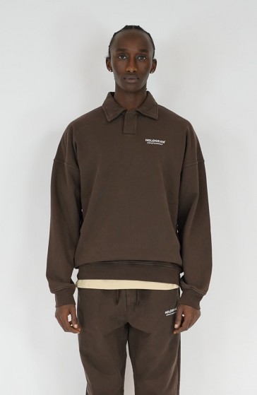 Sweat streetwear Monochrome 04 brown